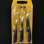 DICK 8255300 Messer-Set 3T Ergo Grip, Stahl, Blau, 48 x 22 x 1.8 cm, 3-Einheiten