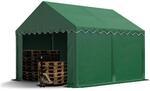 TOOLPORT Lagerzelt 3x4 m Zelthalle Unterstand Weidezelt PVC Plane 700 N wasserdicht