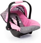 Bayer Design EasyGo Puppen-Autositz mit Gurt und Sonnenschutz-Dach | mit