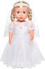 Heless 2020 - Brautkleid Sissi mit Schleier, für Puppen, Größe 35 - 45 cm, für