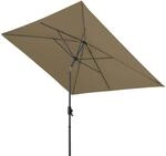derby Basic Lift NEO 250x200 &ndash; Rechteckiger Sonnenschirm &ndash; H&ouml;henverstellbar &ndash;