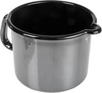 GSW 255141 Profi-Black-Star Milchtopf, Emaille, schwarz, 14 cm
