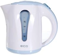 ECG RK 1022 Wasserkocher, Plastik, 1 L, Blau-wei&szlig;