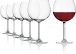 St&ouml;lzle Lausitz Weinland Burgundergl&auml;ser Kristallglas 650 ml, 6er-Set