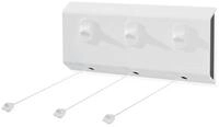 Leifheit Wandtrockner Rollfix Triple 150 Longline, 3 x 5m W&auml;scheleine, ausziehbarer