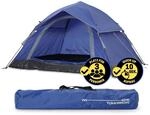 Lumaland Camping Zelt | Leichtes Pop Up Wurfzelt | 2-3 Personen Kuppelzelt | Trekking
