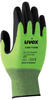 Uvex Ruvex-C500Foam_8 Schutzhandschuhe, Grün-Schwarz, 8 Größe, 1 Paar