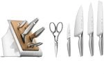 WMF Chef's Edition Messerblock mit Messerset 6teilig, Made in Germany, 4 Messer