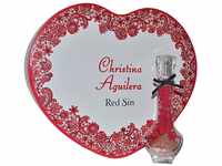 Christina Aguilera Red Sin Geschenkset EDP + Herz-Metallbox, 30 ml