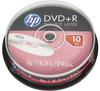 Hewlett Packard DVD+R Doppellagig 8x, 10 Stück Cake Box