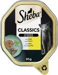 SHEBA Schale Nassfutter f&uuml;r Katzen Classics in Pastete mit Kalb und Huhn 2 x 11 x