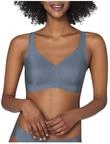 Sloggi Damen Zero Feel Nahtlos Bralette mit abnehmbaren Pads Packung mit 1 (Blau,