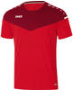 JAKO Herren Champ 2.0 T shirt, Rot/Weinrot, 4XL EU