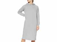 Noisy May Damen NMHELENE L/S Sweat Dress BG NOOS Kleid, Light Grey Melange, S