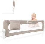 Lionelo Eva Rausfallschutz Bett Rausfallschutz Kinderbett, 150 x 42 cm | Bettgitter,