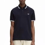 Fred Perry Herren Twin Tipped Shirt Dark Carbon Doppelseitiges Polo-Shirt m1200