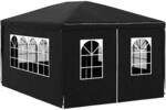 vidaXL Empfangszelt, 3 x 4 m, f&uuml;r Garten, Terrasse, Pavillon, Mehrfarbig