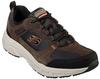 Skechers Herren Oak Canyon-51893 Sneaker, Chocolate Leather Pu Mesh Black Trim,...