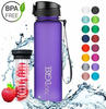 720°DGREE Trinkflasche 1l uberBottle softTouch +Früchtebehälter - BPA-Frei -