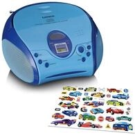 Lenco SCD-24BU KIDS - CD Player - Radio-CD Player - auch f&uuml;r Kinder | SCD-24Kids -