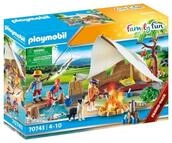 PLAYMOBIL Family Fun 70743 Familie beim Campingausflug, Ab 4 Jahren