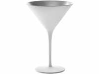 Stölzle Lausitz Cocktailschale Elements 240ml I Martini Gläser 6er Set I Weiß