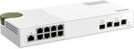 QNAP QSW-M2108-2C - 2 x 10GbE SFP+/RJ45 Combo Ports & 8 x 2.5GbE (RJ45) Ports -