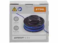 Stihl 40097104304 Faden für AutoCut C 3-2 Ø1,6mm Spuleneinsatz, Grau/Orange