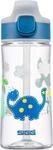 Sigg - Tritan Trinkflasche Kinder - Miracle Dinosaurier - Mit Trinkhalm -