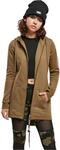 Urban Classics Damen Sweat Parka &ndash; Langer Zip Hoodie mit Kapuze und K&auml;ngurutasche