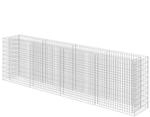 vidaXL Gabionen Hochbeet Verzinkter Stahl 360x50x100 cm Pflanzkorb Steinkorb