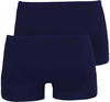 BUGATTI Herren Pants, Unterhose - Baumwolle, Single Jersey, blau, uni, 2er Pack...