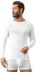 Mey Herren Langarmshirt - Longsleeve mit Rundhalsausschnitt - Ohne auftragende...