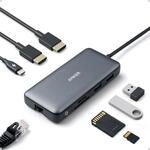 Anker USBC Hub, 8-in-1 USB C Dock, Dual 4K HDMI USB C to USB Adapter, 1 Gbps Ethernet