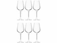 BUTLERS Wine Glass, Set 6x Rotweingläser 480ml aus Kristallglas -SANTÉ- ideal...