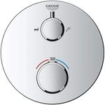 GROHE Grohtherm Concealed - Thermostat (Rosette aus Metall, Sicherheitssperre bei