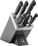ZWILLING Vier Sterne Selbstsch&auml;rfender Messerblock, Made in Germany
