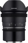 Samyang MF 14mm T3,1 VDSLR MK2 Canon RF &ndash; lichtstarkes T3,1 Ultraweitwinkel Cine-