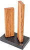 KAI magnetischer Messerblock klein Stoneheng aus Eiche mit Granitboden - Premium Holz