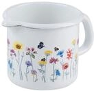Riess, 0039-070, Schnabeltopf &oslash; 10cm, FLORA, Mehrfarbig, Emaille, Vol. (rec.):...