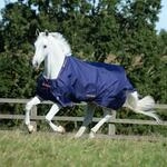 Bucas Therapy Turnout Decke Light Navy/Orange