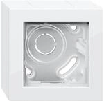 AP-Geh&auml;use 1f + Rahmen Gira E2 Reinwei&szlig; GIRA 106129