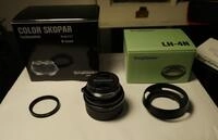 Voigtlaender 35/2,5 Brennweite 29-39 mm Weitwinkel Objektiv schwarz