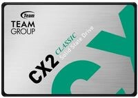 TEAM GROUP CX2 2,5 Zoll 256 GB Serie ATA III 3D NAND 1 St&uuml;ck (1er Pack)