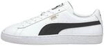 PUMA Basket Classic XXI Sneaker f&uuml;r Herren, Puma Wei&szlig; Puma Schwarz, 43 EU