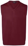 Maerz Herren Pullunder Pullover, Rot (Weinrot 495), 60 EU