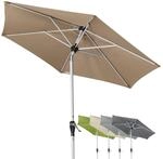 Doppler Active Auto Tilt Gartenschirm &Oslash; 210 cm &ndash; Kurbel mit Auto-Tilt, knickbar,
