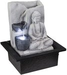 GLOBO LED Tisch Spring Brunnen Buddha Design Wasser Spiel Wohn Zimmer...