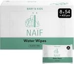 Na&iuml;f - Plastikfreie Feuchtt&uuml;cher - 432 St&uuml;ck (8er x 54 Feuchttuch) - Pflege f&uuml;r