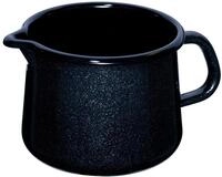 Riess, 672-009, Schnabeltopf &Oslash; 12cm, Schwarz, Emaille, Vol. (rec.): 1,0 Liter,...